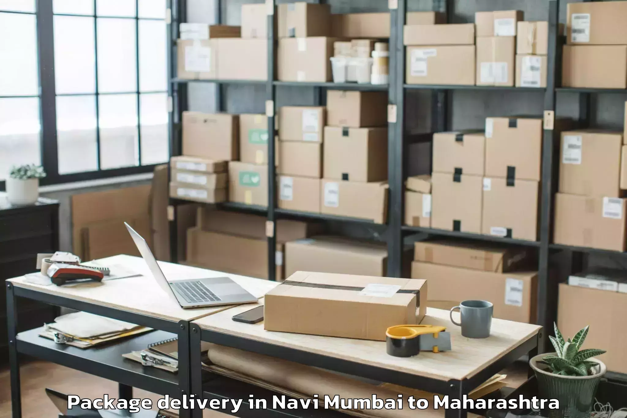 Easy Navi Mumbai to Manwat Package Delivery Booking